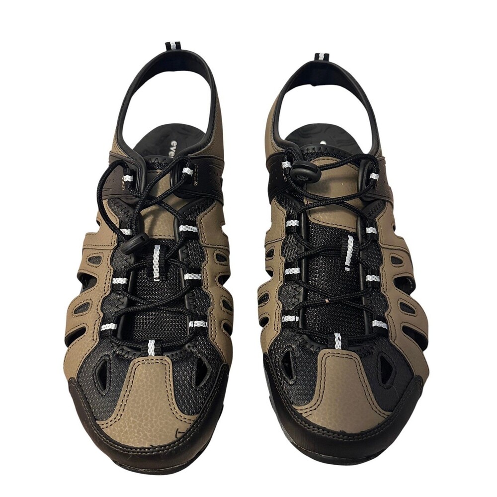 Mens EVEREST Andreas Tan Rugged Strappy Sport Sandal Shoe Size 13
